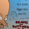 Beavis & Butthead Full Theater Size Movie Poster signed by Mike Judge - Image 3