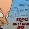 Beavis & Butthead Full Theater Size Movie Poster signed by Mike Judge - Image 5