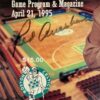 Red Auerbach Signed Celtics Boston Garden Program - Image 2