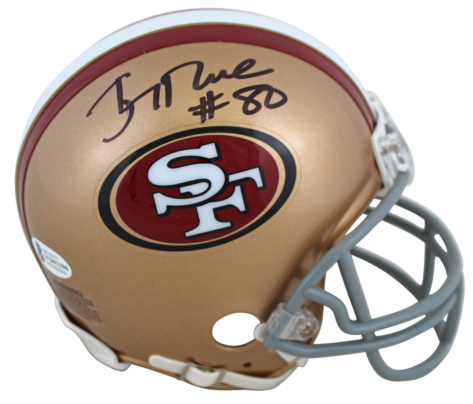 Jerry Rice Signed 49ers Mini Helmet