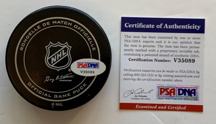 Evander Kane Signed Winnipeg Jets Hockey Puck - Image 2