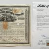 William Fargo Signed American Express Stock Certificate [Wells Fargo] - Image 3