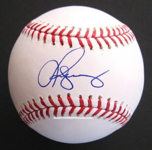 Alex AROD Rodriguez Autographed Baseball