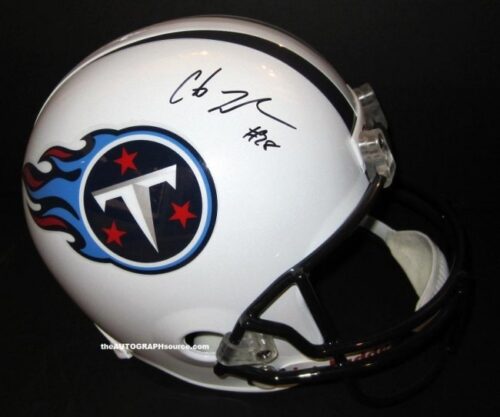 Chris Johnson Signed Titans Helmet