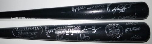 Boston Red Sox 2007 World Series Champs Team Signed Bat
