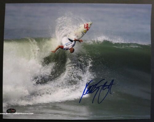 Kelly Slater Signed Surfing Photo - framed