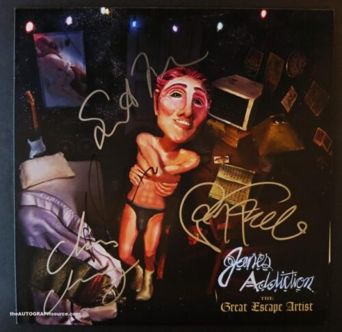 Janes Addiction Autographed Album