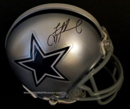 Troy Aikman Signed Cowboys Mini Helmet