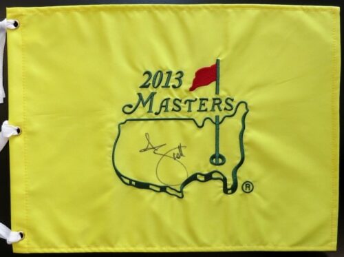 Adam Scott Autographed 2013 Masters Pin Flag