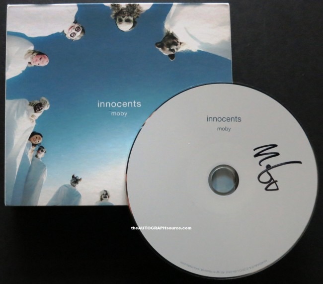 Moby Autographed "Innocents" Deluxe CD