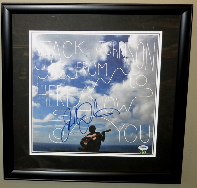 Jack Johnson Signed Album - Framed