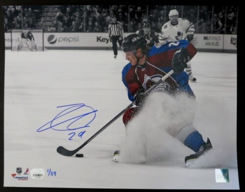 Nathan MacKinnon Autographed Limited Edition Avalanche Photograph