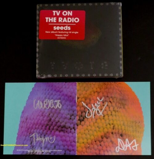 TV on The Radio Autographed Seeds CD