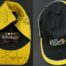 Tour de France Cap signed by Liggett, Sherwen, Roll, and Armstrong