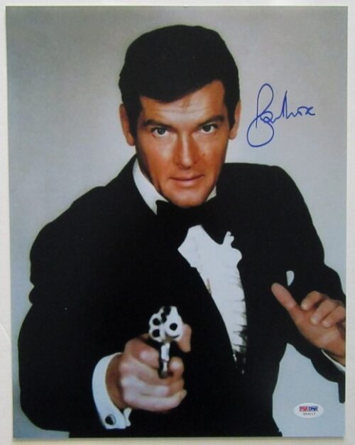 Roger Moore Signed James Bond Photograph