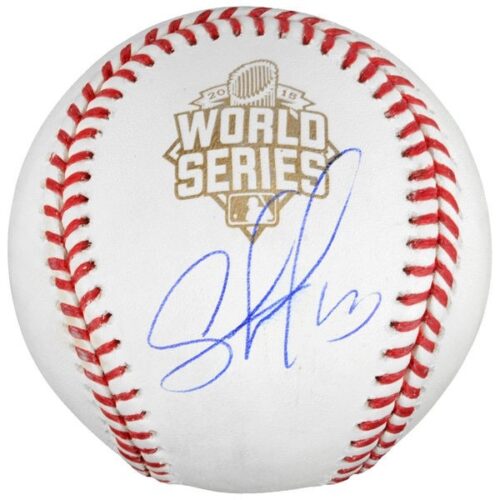 Salvador Perez Signed 2015 World Series Baseball