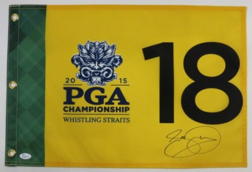 Jason Day Autographed PGA Championship Whistling Straits Pin Flag