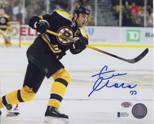 Zdena Chara Signed 10x8 Boston Bruins Photo
