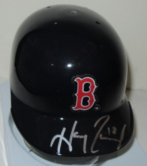 Hanley Ramirez Signed Red Sox Mini Helmet