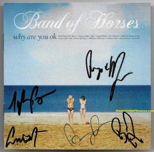 Band of Horses Autographed CD