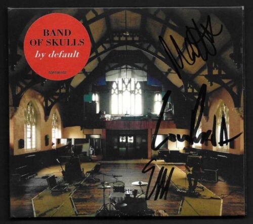 Band of Skulls "by default" Autographed CD