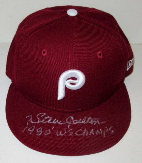 Steve Carlton Signed Phillies Baseball Cap