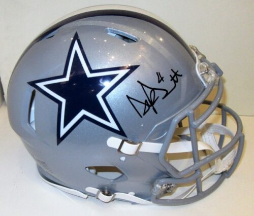 Dak Prescott Signed Dallas Cowboys Proline Speed Helmet