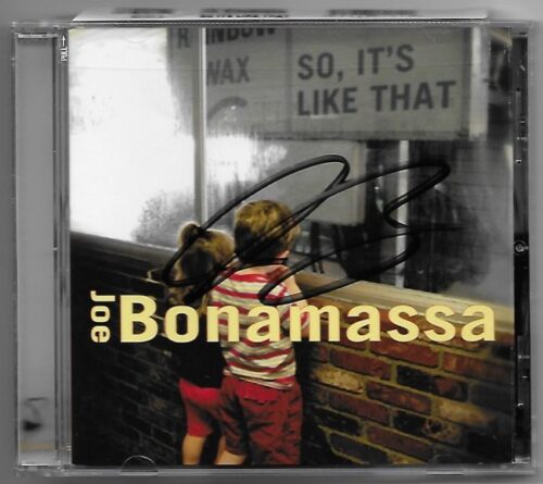 Joe Bonamassa Autographed CD - So Its Like That