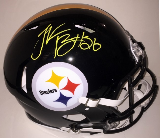 LeVeon Bell Autographed Steelers Authentic Speed Helmet