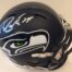Thomas Rawls Signed Seattle Mini Helmet