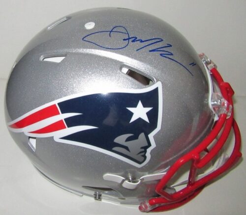 Julian Edelman Autographed Patriots Speed Helmet