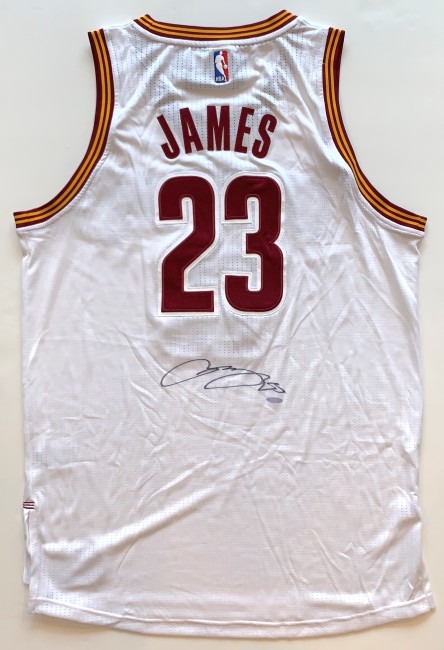 LeBron James Signed Cleveland Cavaliers Authentic Jersey - White