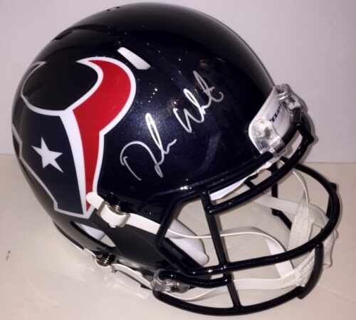 Deshaun Watson Signed Houston Texans Speed Helmet - silver