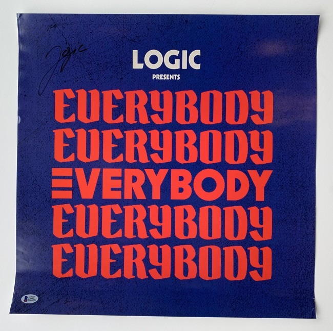 LOGIC Autographed Album Poster 18x18