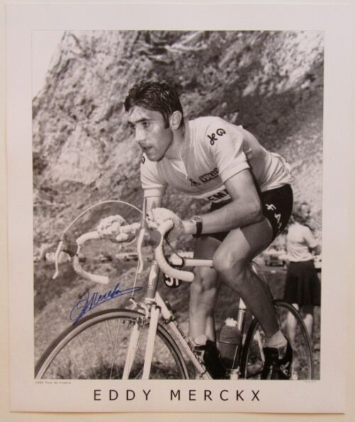 Eddie Merckx Autographed Photograph Lithograph