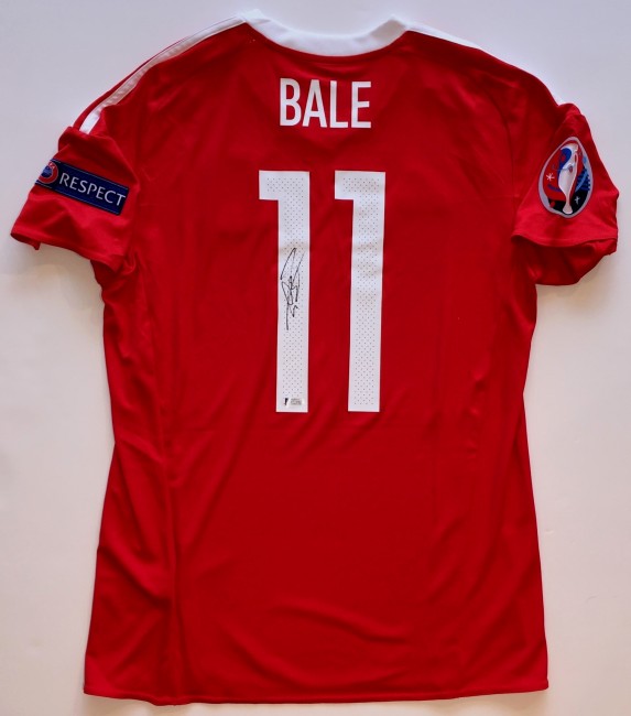 Gareth Bale Signed Wales Soccer (Football) Jersey - The ...
