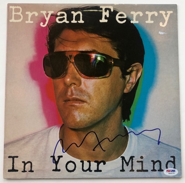 Bryan Ferry Autographed Album