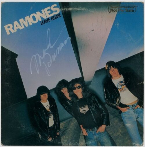 Marky Ramone Signed RARE first pressing Leave Home Vinyl Album