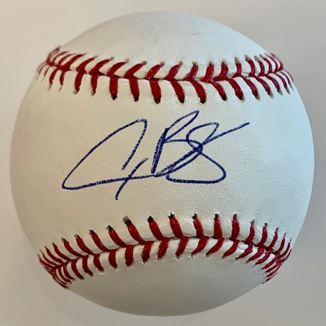 alex bregman autographed baseball