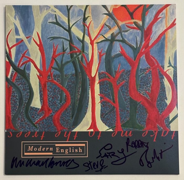 Modern English Signed "Take Me To The Trees" Vinyl Album