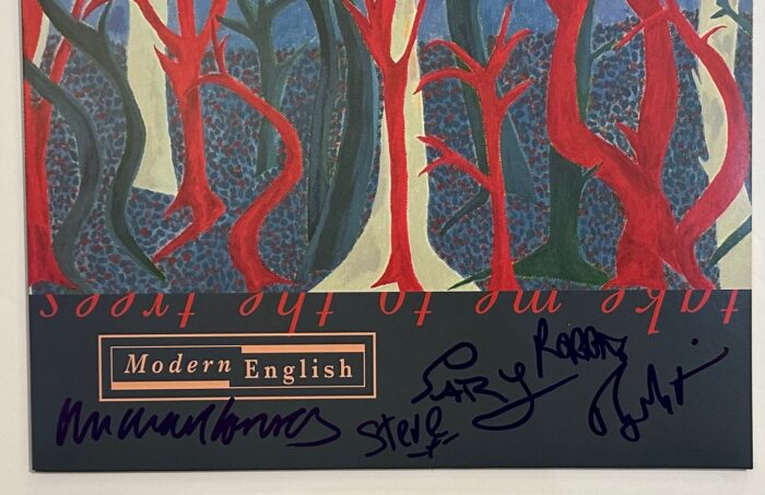 Modern English Signed "Take Me To The Trees" Vinyl Album - Image 2