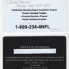 Reggie White Original NFL and Players Assoc. Cards [Green Bay Packers] - Image 2