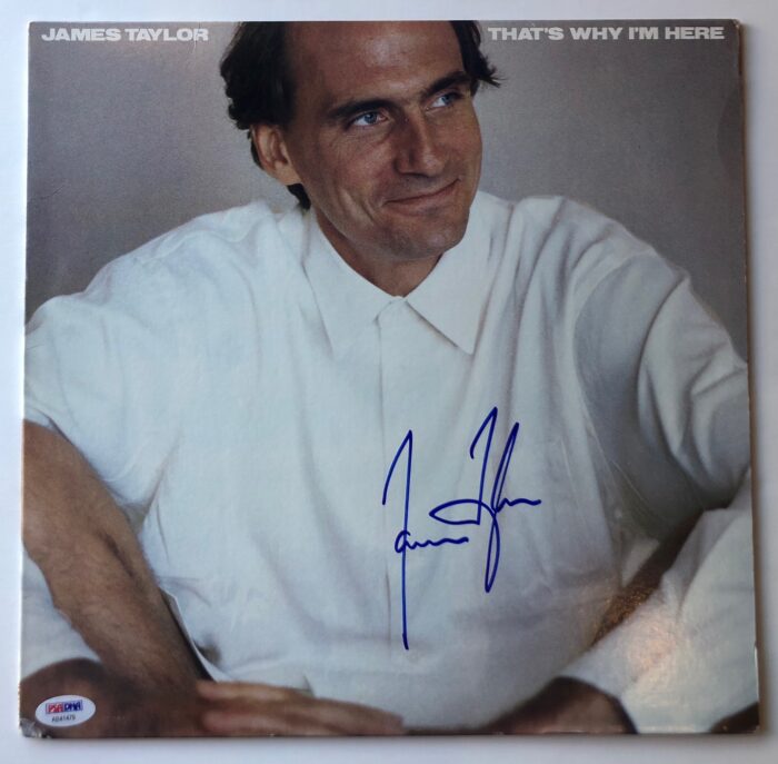 James Taylor Signed "That's Why Im Here" Vinyl Record Album