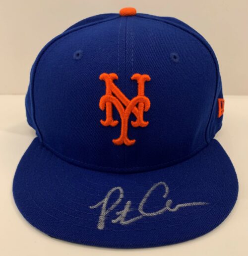 Pete Alonso Autographed New York Mets Blue Nike Replica Baseball