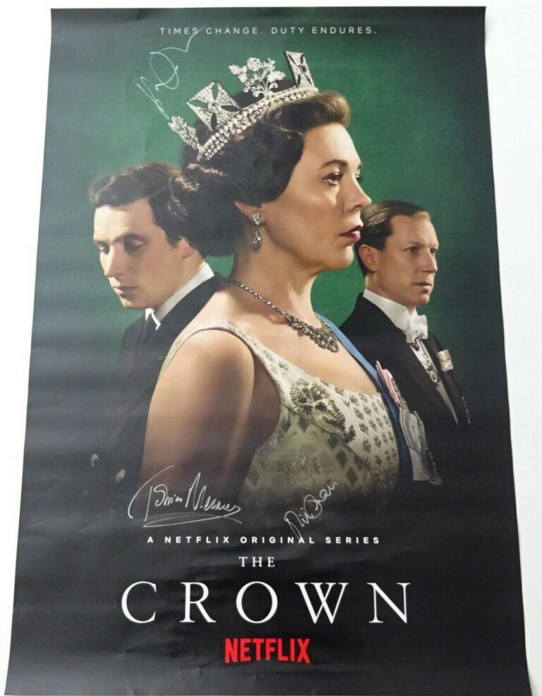 The Crown Cast Autographed Movie Poster [Netflix series] - The ...