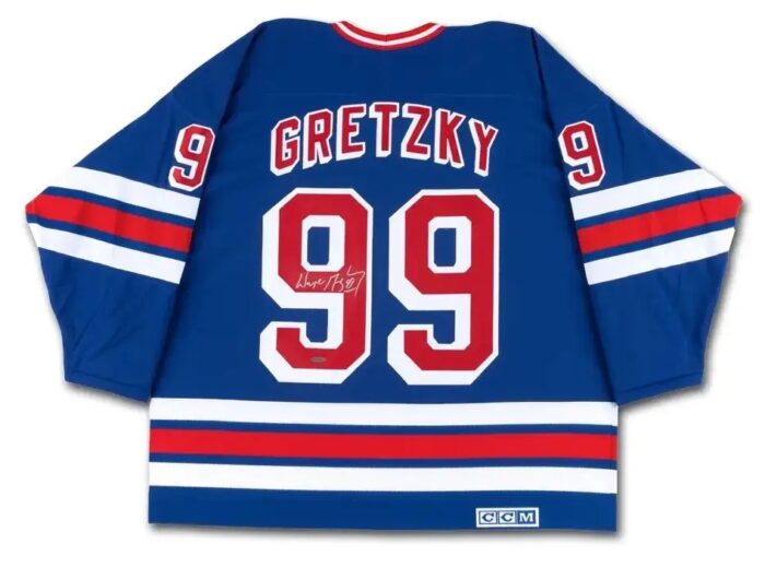 Wayne Gretzky Autographed New York Rangers Hockey Jersey