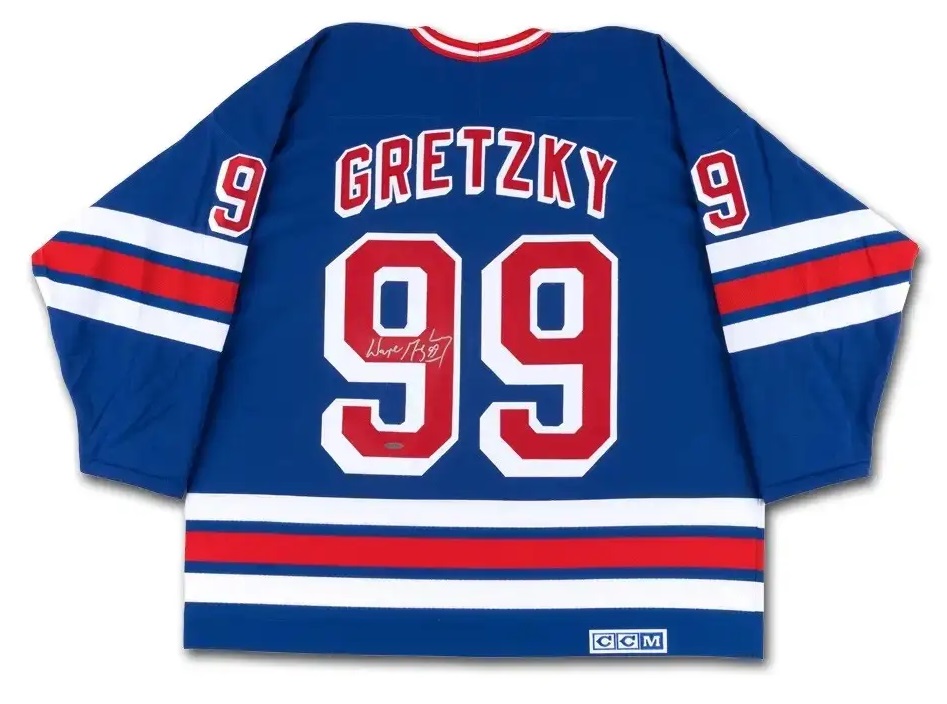 Wayne Gretzky Autographed New York Rangers Hockey Jersey - The Autograph  Source