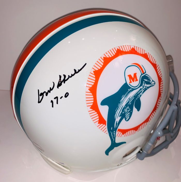 Don Shula Signed Miami Dolphins Helmet PSA - Image 2