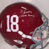 DeVonta Smith Autographed Alabama Crimson Tide Authentic Helmet - Image 2