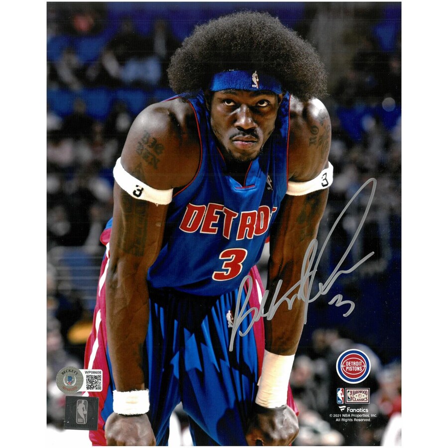 Ben Wallace Autographed Detroit Pistons Fanatics 3-Time NBA Finals  Champions 12 Replica Trophy - Detroit City Sports